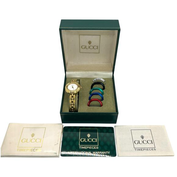 Gucci Vintage Interchangeable Bezel Watch - Picture 4 of 10